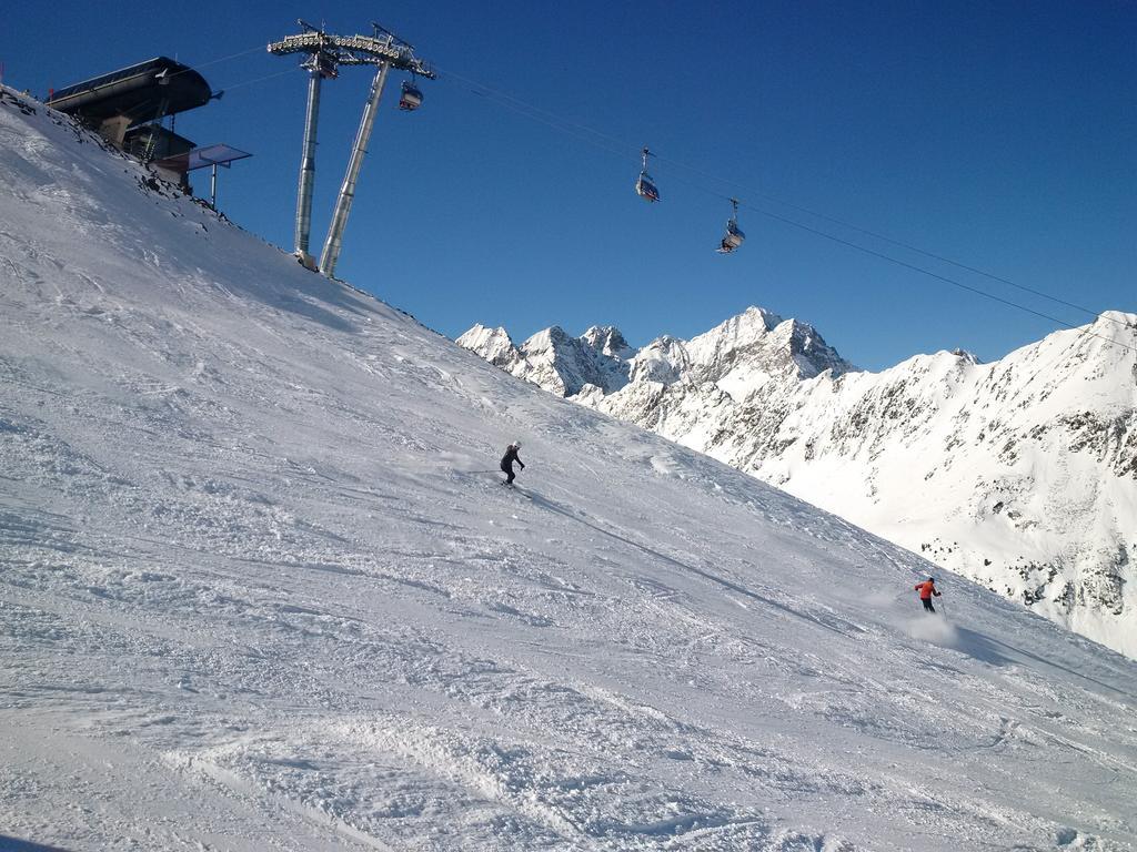 Modern ski-in apartment 2020m Kühtai Buitenkant foto
